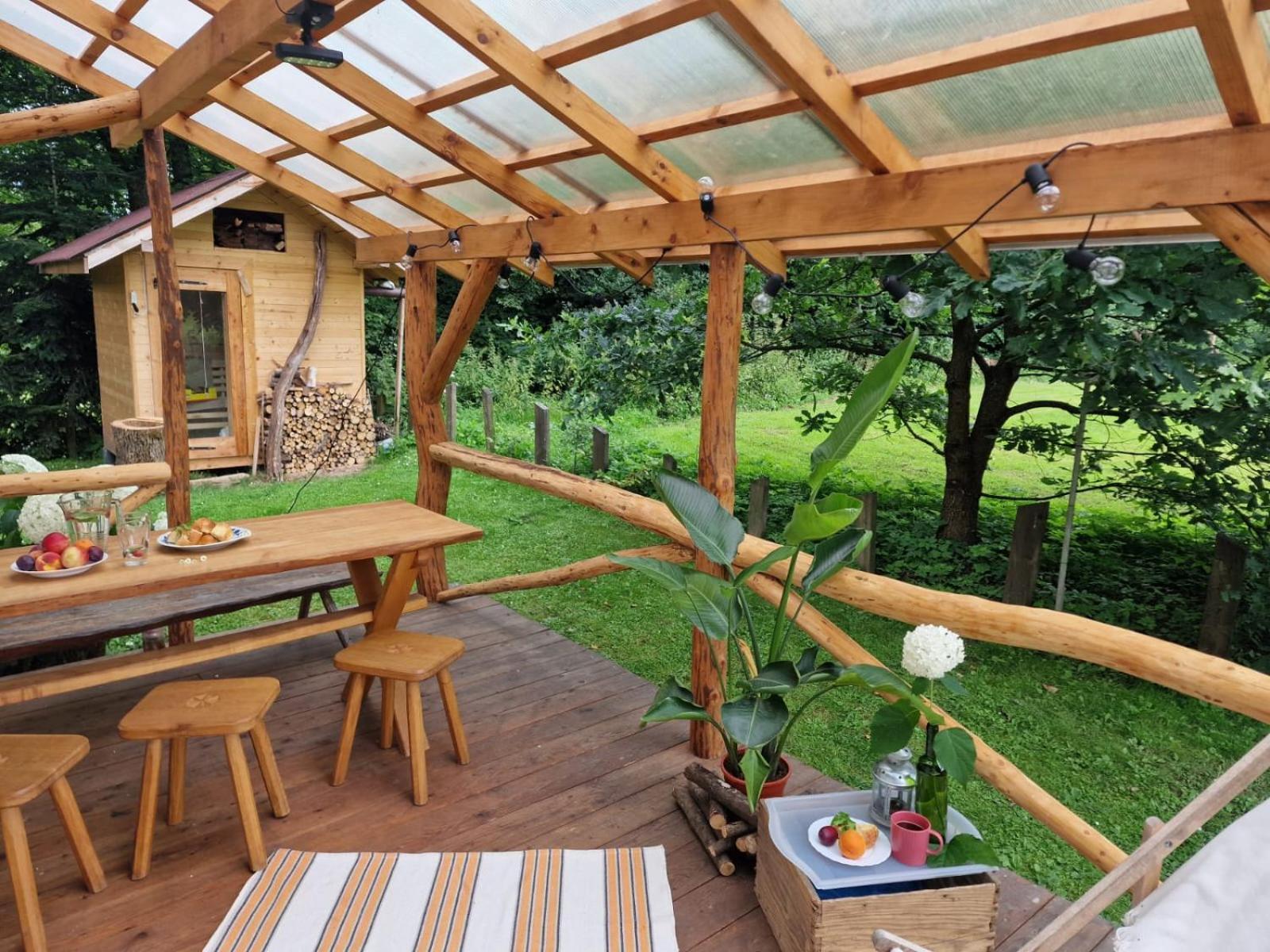 Villa Bieszczadzki Kat Lesko Esterno foto